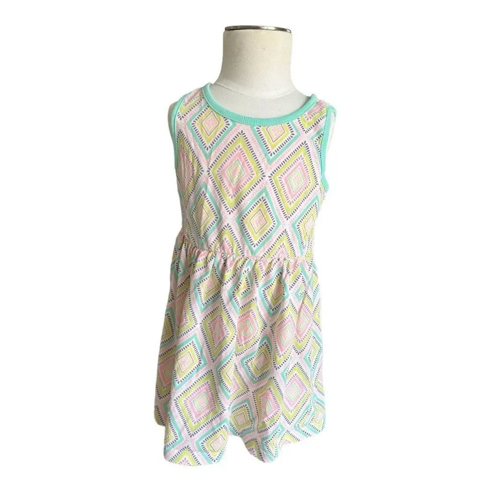 Baby Girls Crazy 8 Tribal Print Sleeveless A- Line Dress - Sz 12-18 mo